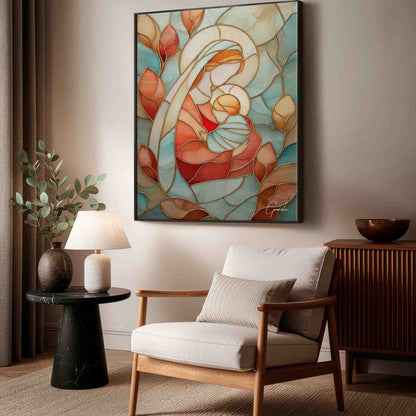 Elegant wall art suitable for living room or nursery