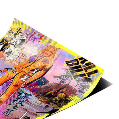 High-contrast graphic novel-inspired wall art for contemporary spaces.