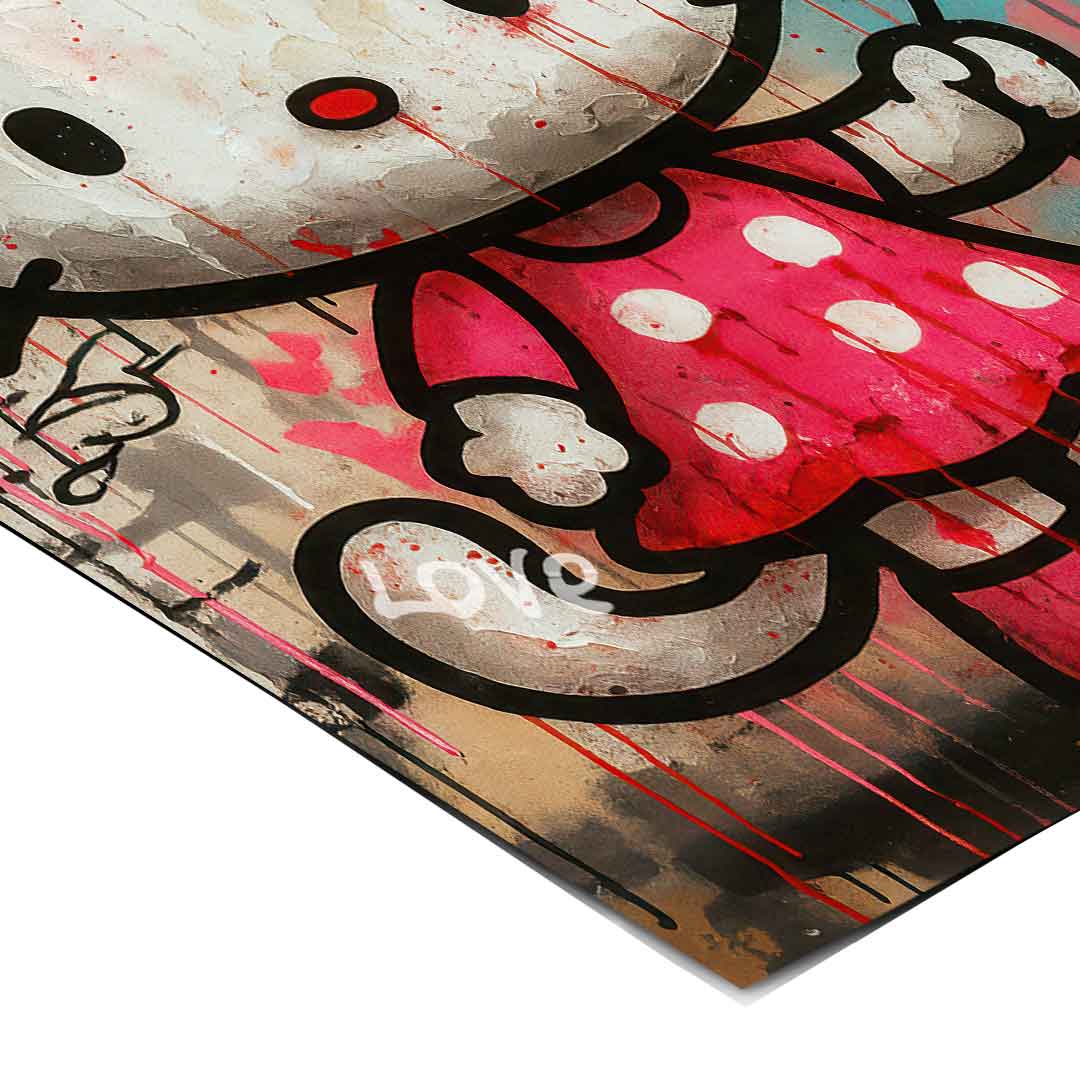 Vibrant poster from the Pop Graffiti collection featuring street art aesthetics.
