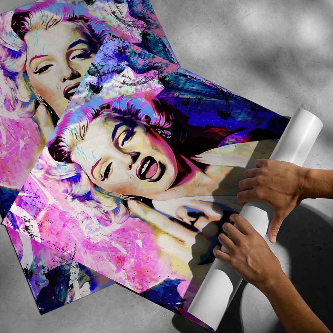 Physical poster ideal for a modern gallery wall or statement space