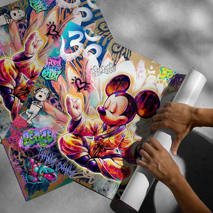 Eclectic wall art ideal for contemporary living rooms and bohemian bedrooms.