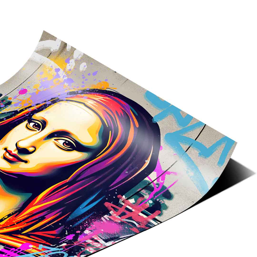 Bold poster featuring All Eyes On Me text on an urban graffiti backdrop