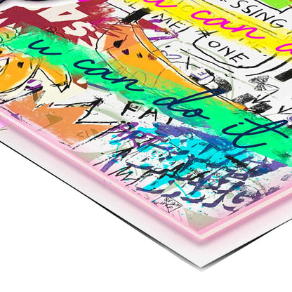 Inspirational quote: If we can dream it, we can do it incorporated into the artwork
