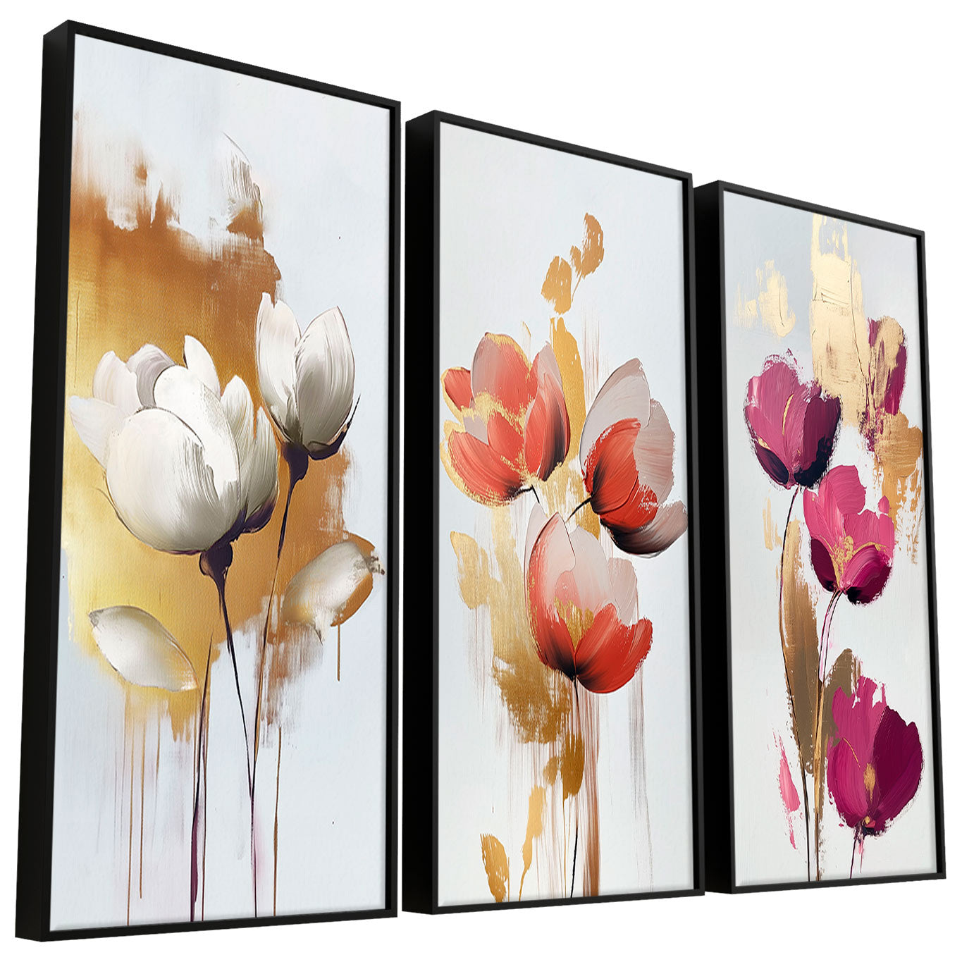 elegant-flowers-frame-3-pieces