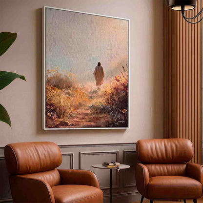 Religious wall art suitable for traditional or nature-inspired home decor.