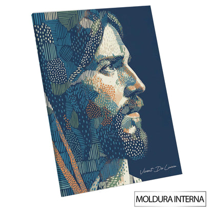 Christ in Pointillart Painting — Contemporary Religious Wall Art - Image 8