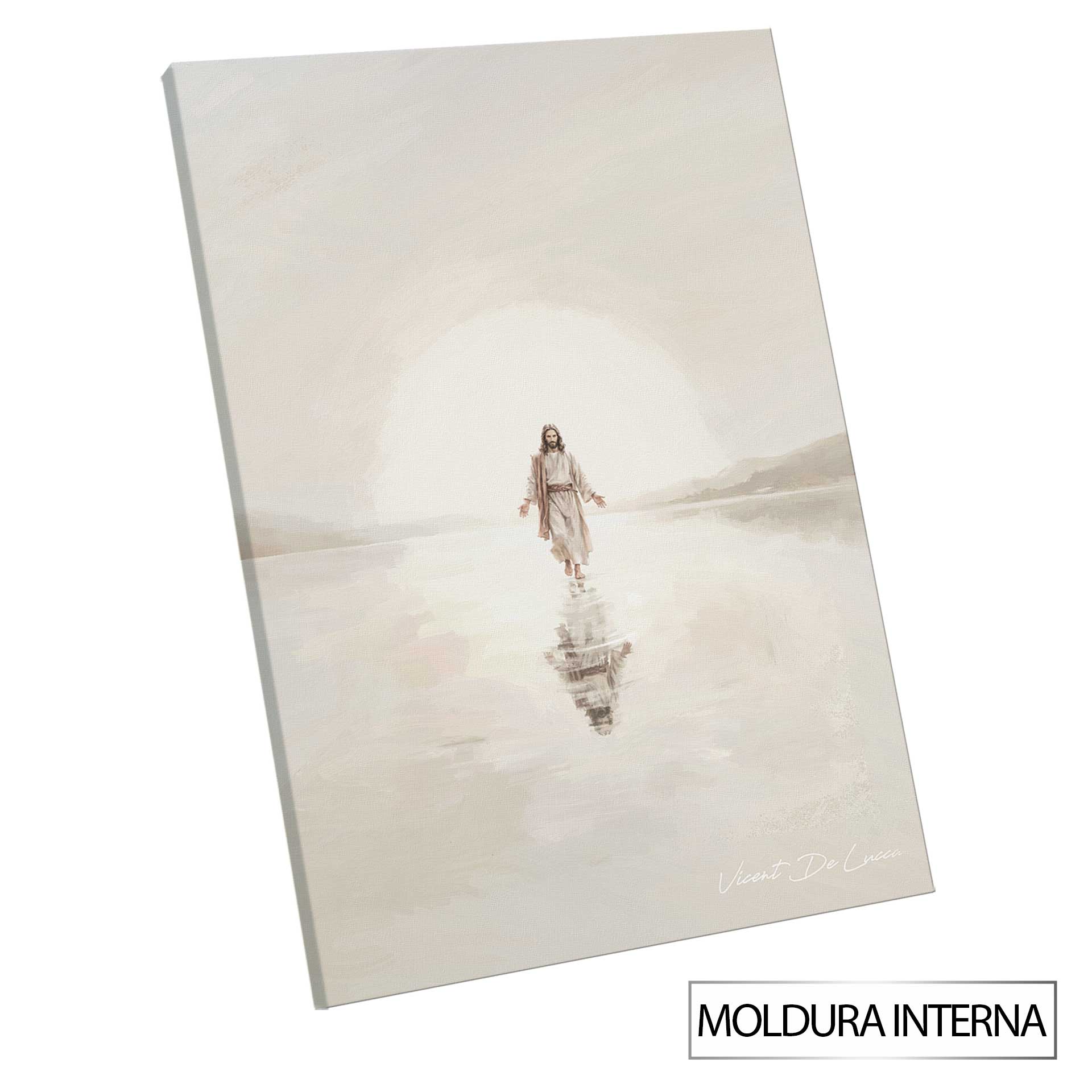 Part of the Minimalist Collection, understated Christian wall art for Scandinavian interiors.