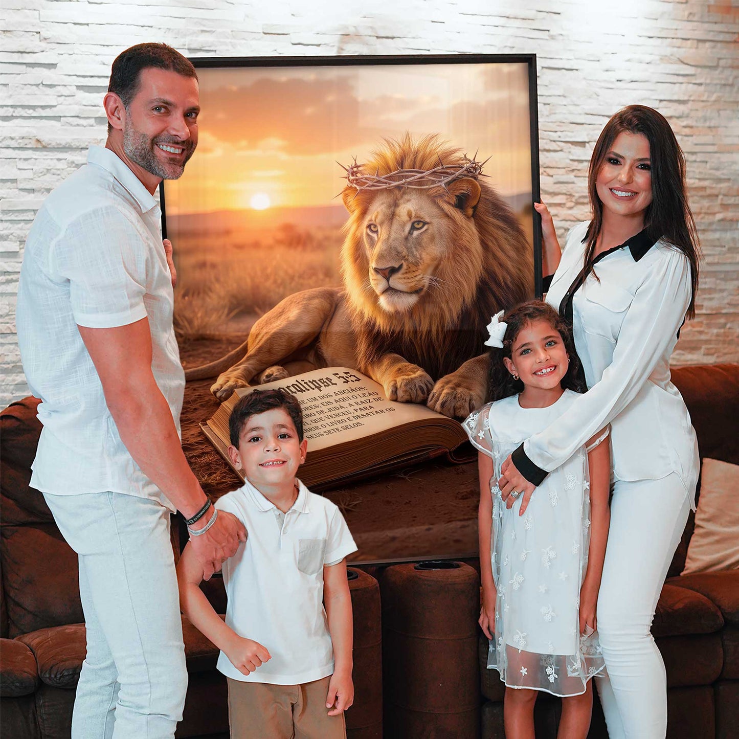 The Lion of Revelation Painting - Inspirational Wall Art - Image 6