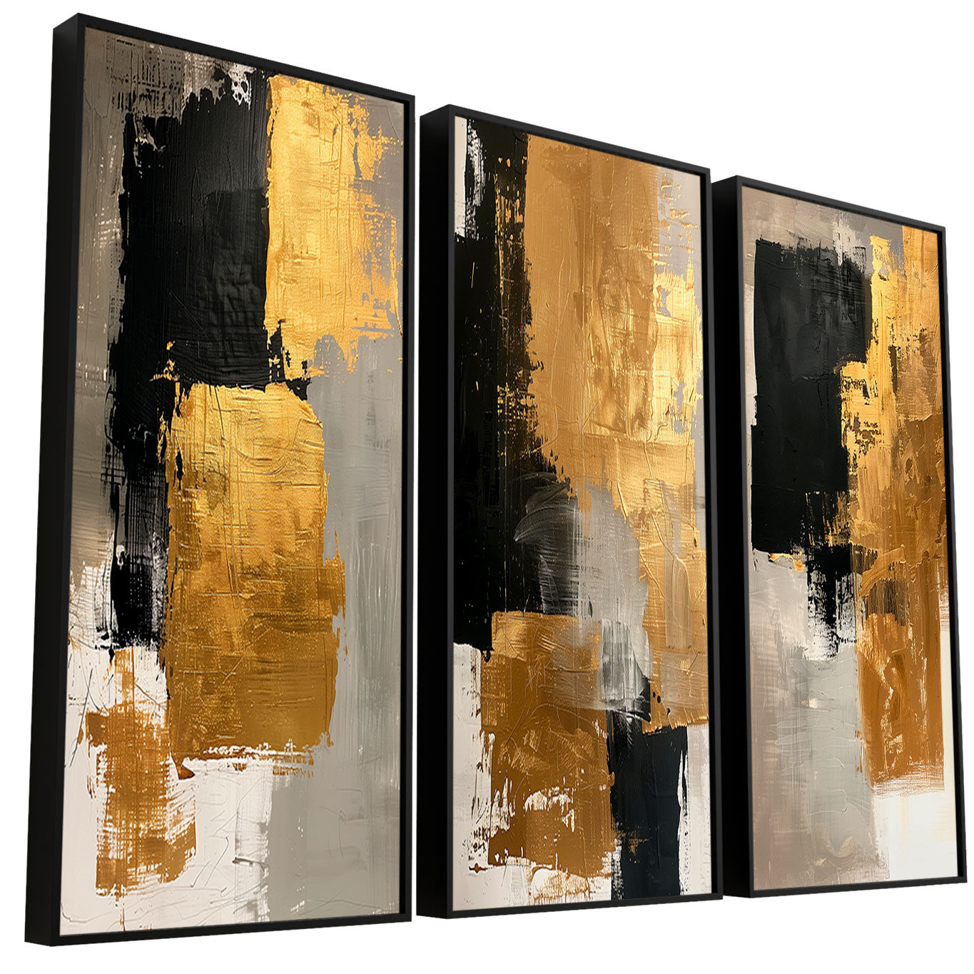 abstract-painting-gold-contrasts-3-pieces