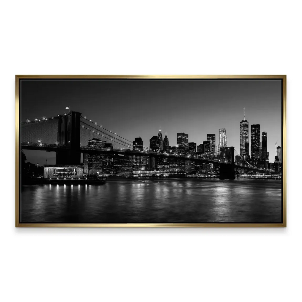 Cosmopolitan New York panorama as refined wall decor.