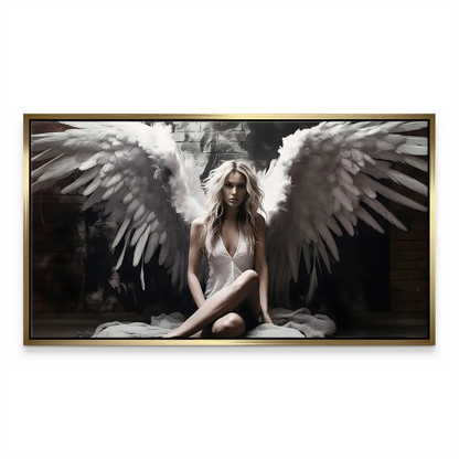Contemporary fantasy-inspired wall art suitable for modern or minimalist interiors.