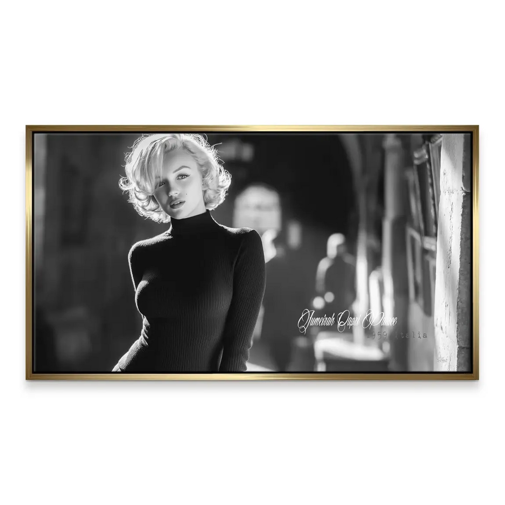 Iconic fashion portrait as modern wall decor