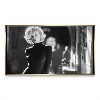 Iconic fashion portrait as modern wall decor