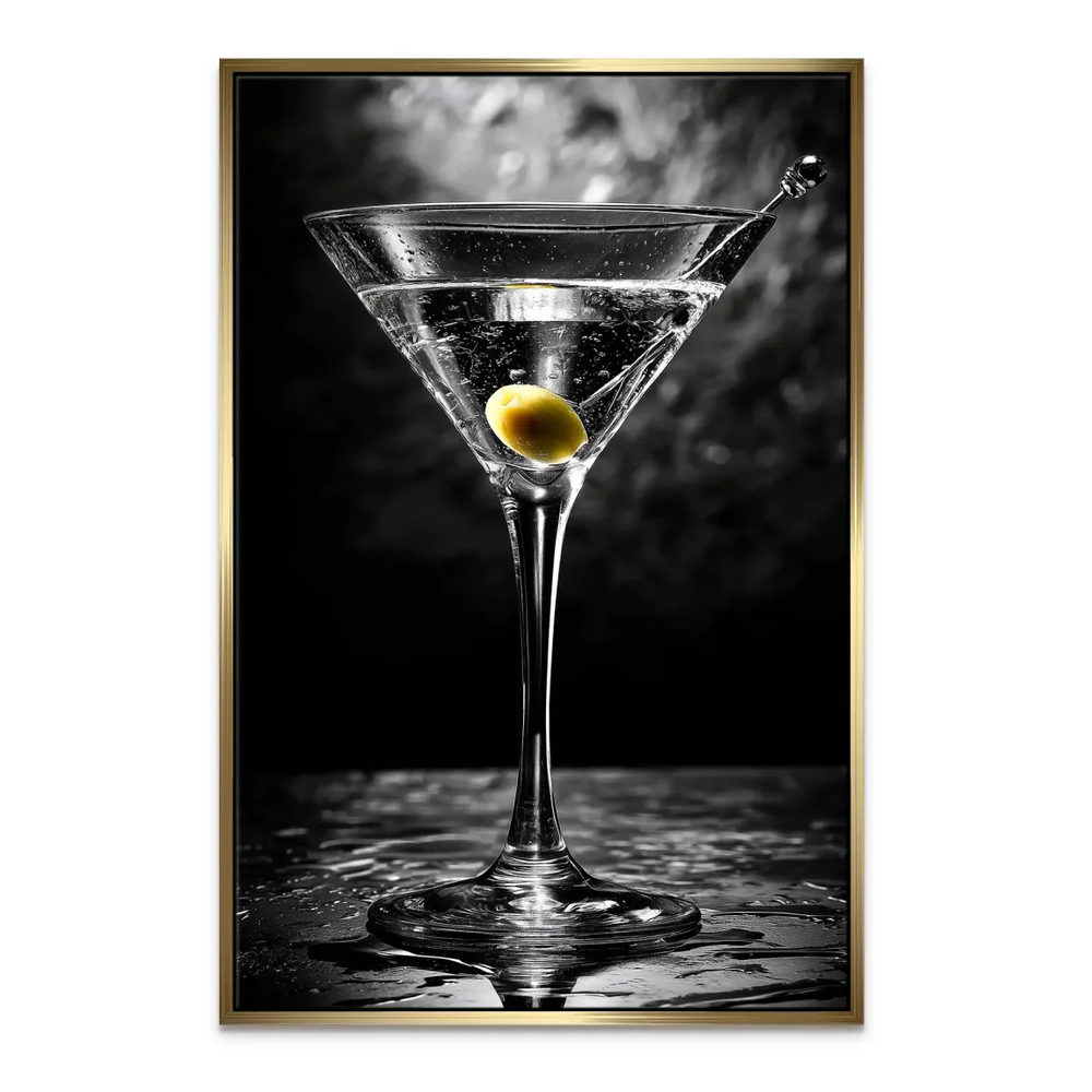 Contemporary wall art suited for bar area or dining room