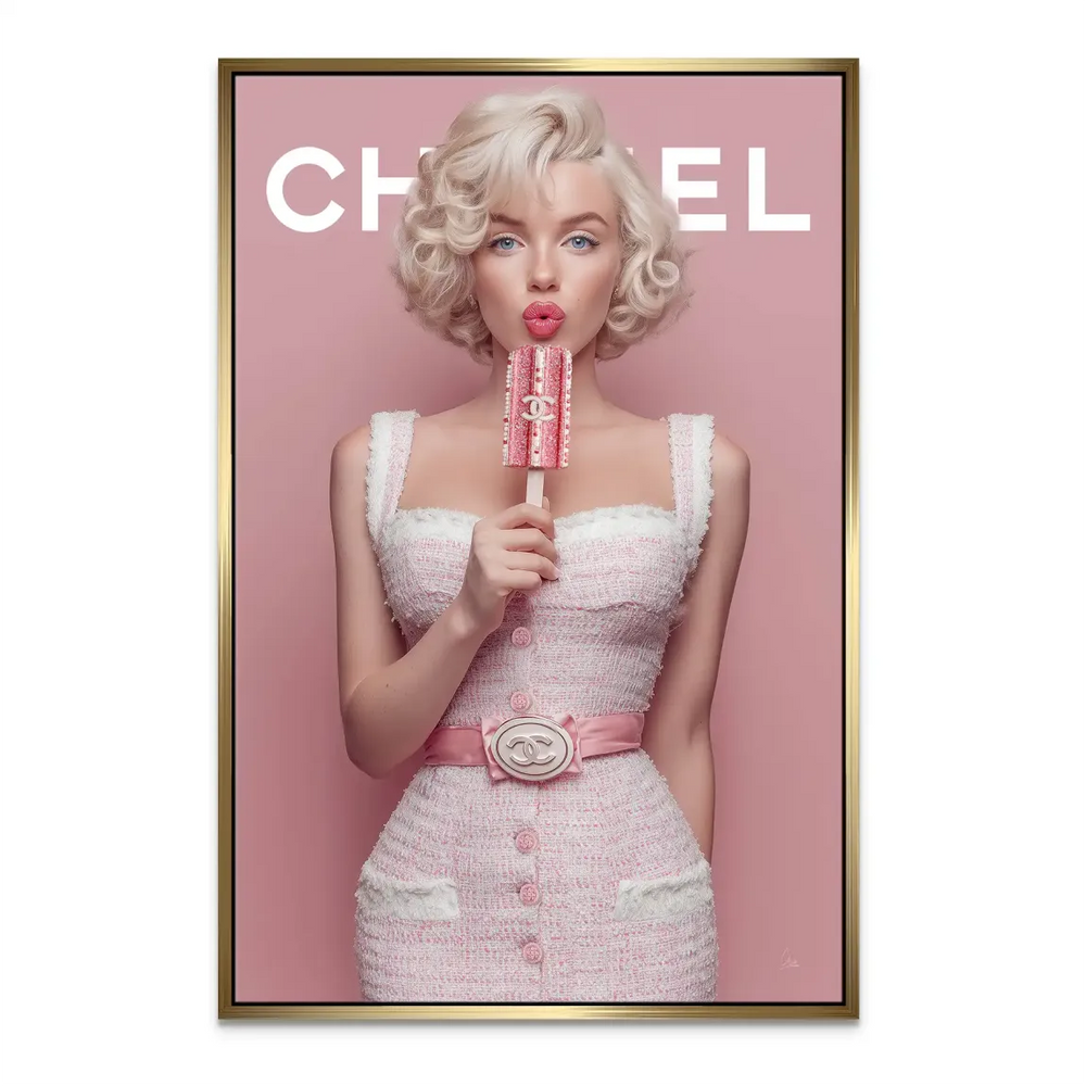 Elegant feminine wall decor suitable for bedrooms and dressing rooms