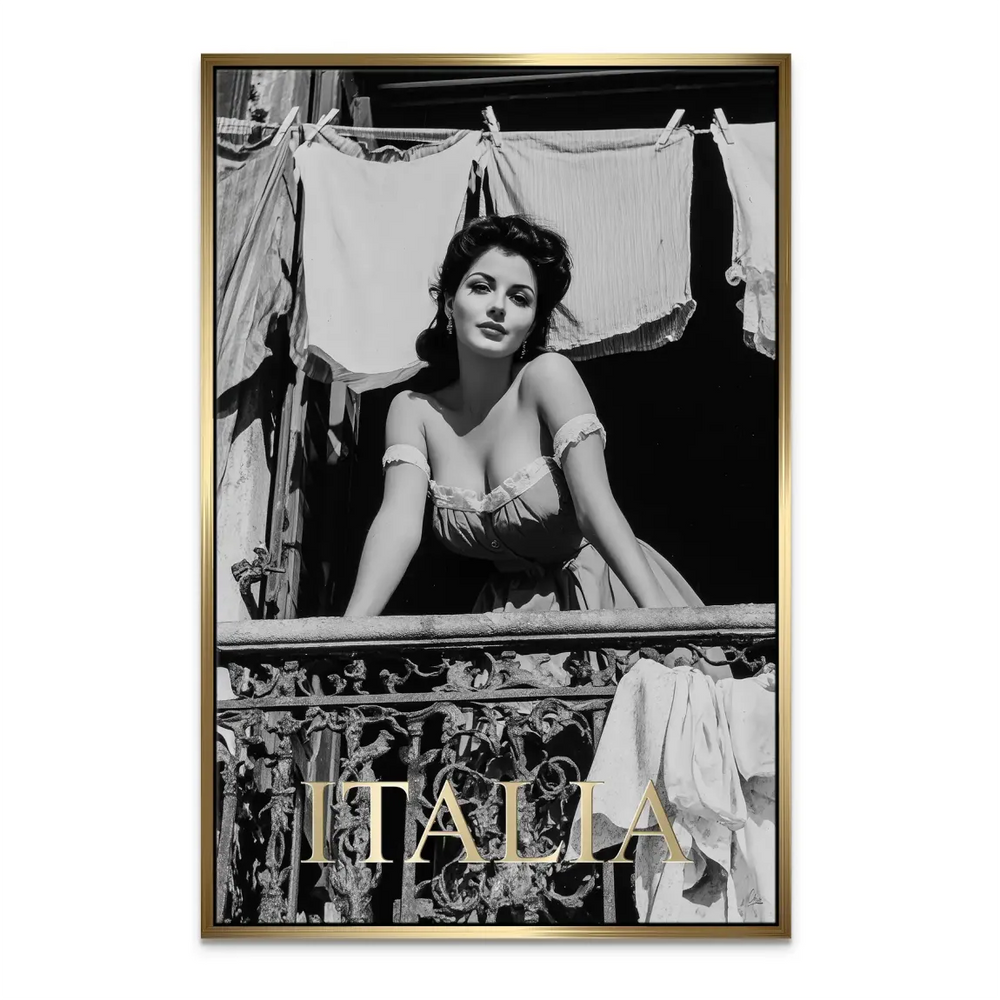 Mid-century cinema-inspired wall art for living rooms or bedrooms