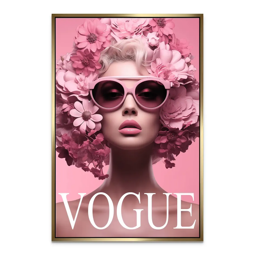 Fashion-inspired wall decor suitable for contemporary bedrooms and dressing rooms