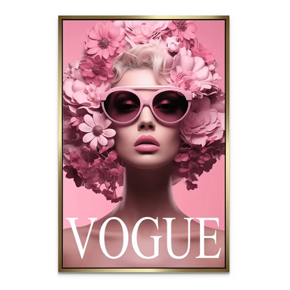 Fashion-inspired wall decor suitable for contemporary bedrooms and dressing rooms