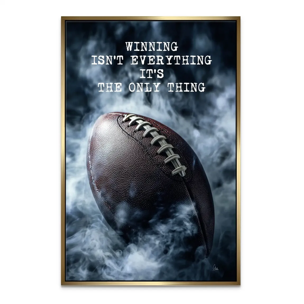 Winning Mindset Football Canvas Wall Art - Motivational Decor - Image 6