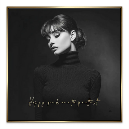 Audrey Hepburn Pretty Canvas Portrait - Elegant Wall Art - Image 5