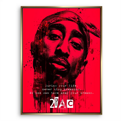 Red Legend Canvas Print from Pop Graffiti collection