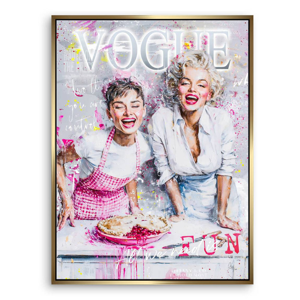 Iconic Hollywood glamour transformed into a modern street art style.