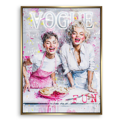 Iconic Hollywood glamour transformed into a modern street art style.