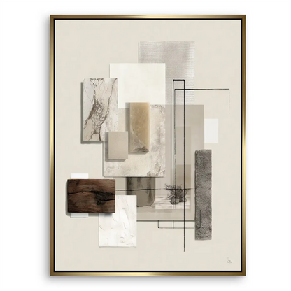 Neutral-toned canvas art suitable for Scandinavian interiors