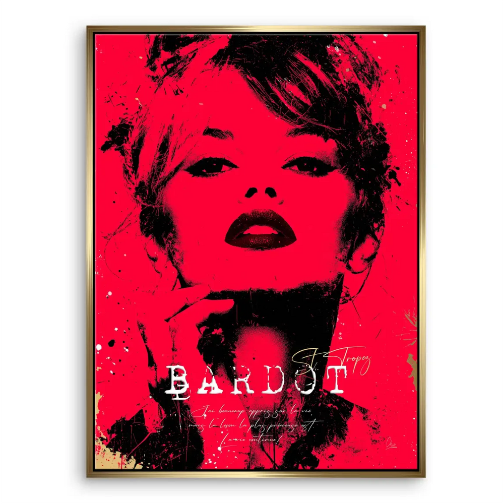 Contemporary street art inspired canvas wall decor