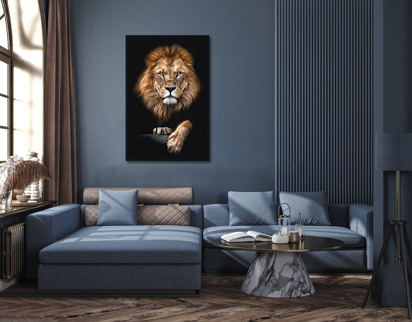 focused-lion-wall-art