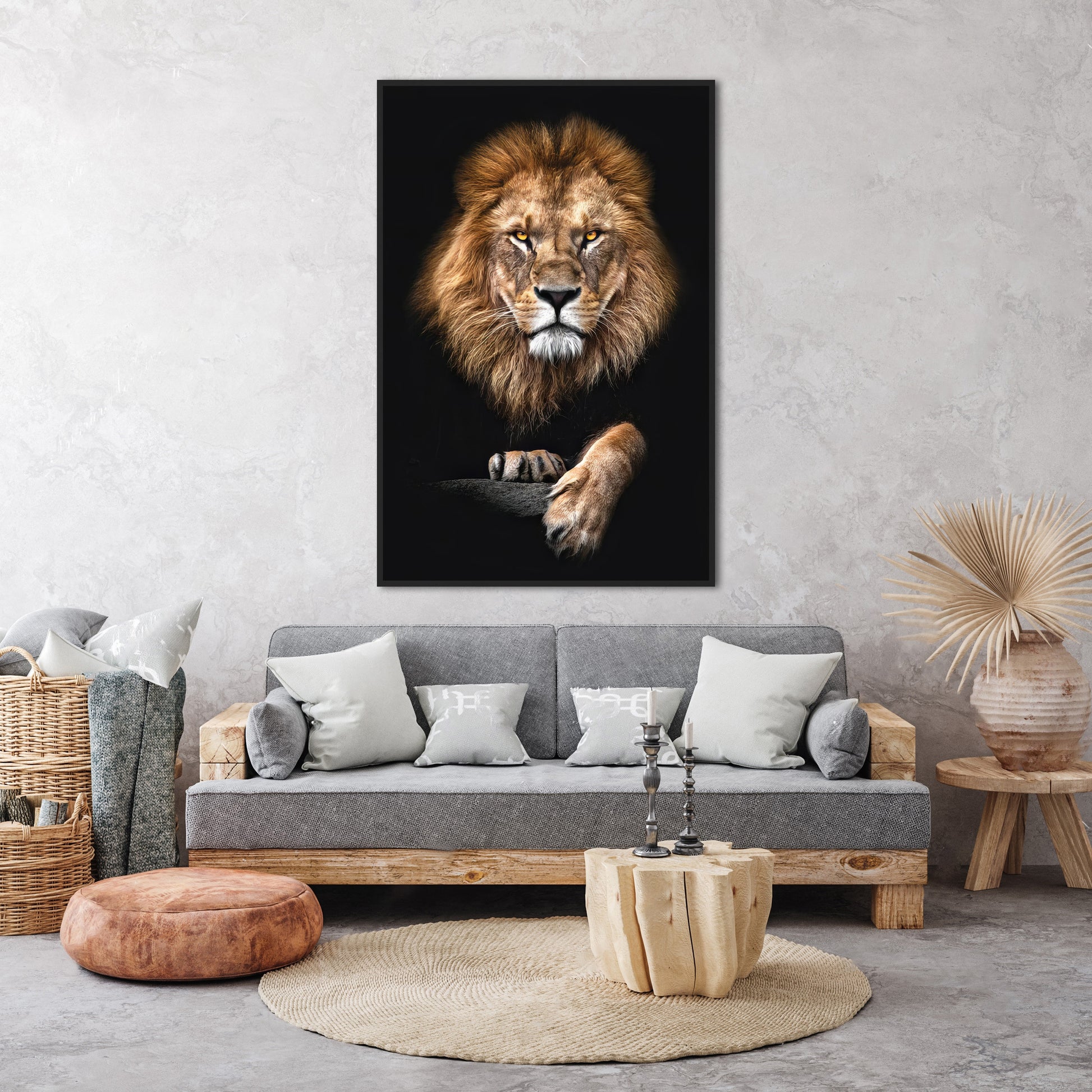 focused-lion-wall-art