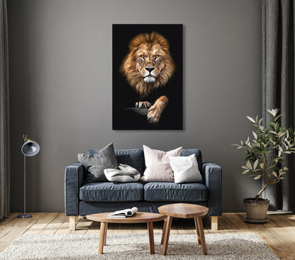 focused-lion-wall-art