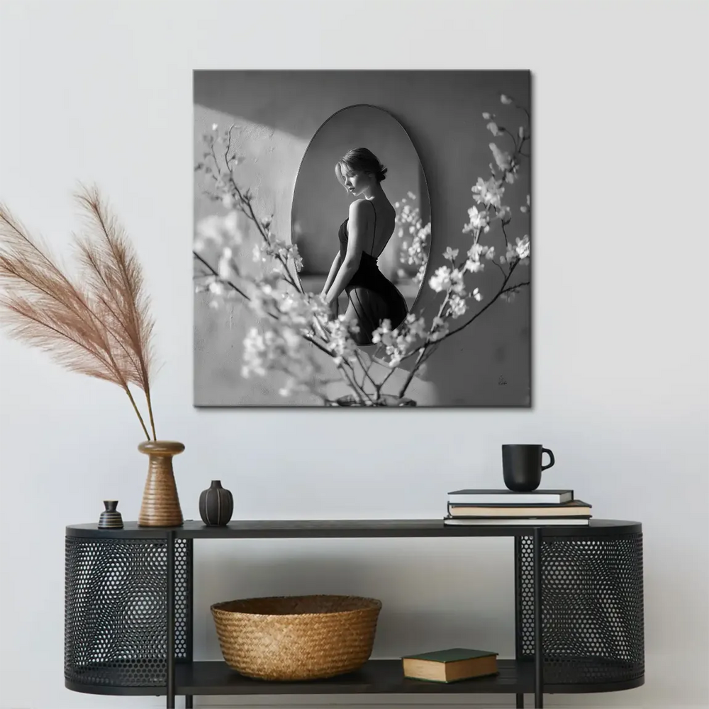 Elegant wall art suitable for living rooms, bedrooms, or studios.