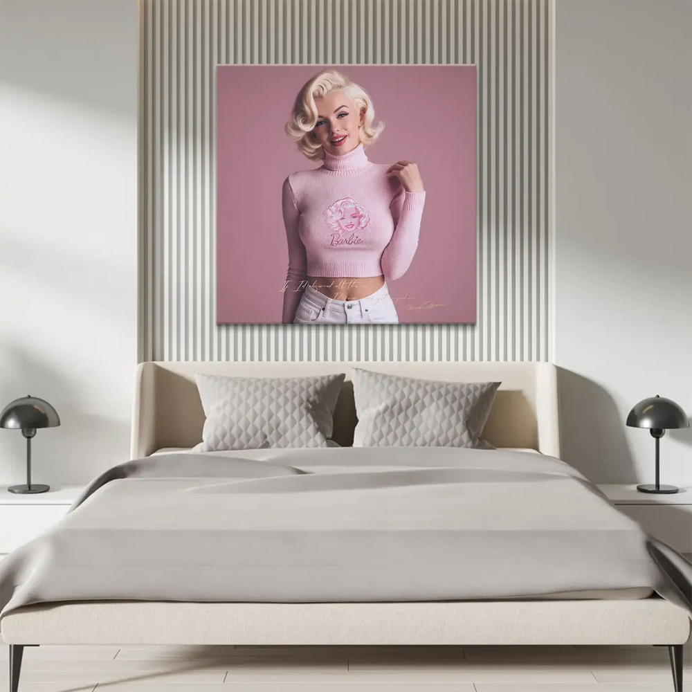 Contemporary fashion wall art suitable for bedrooms or dressing rooms