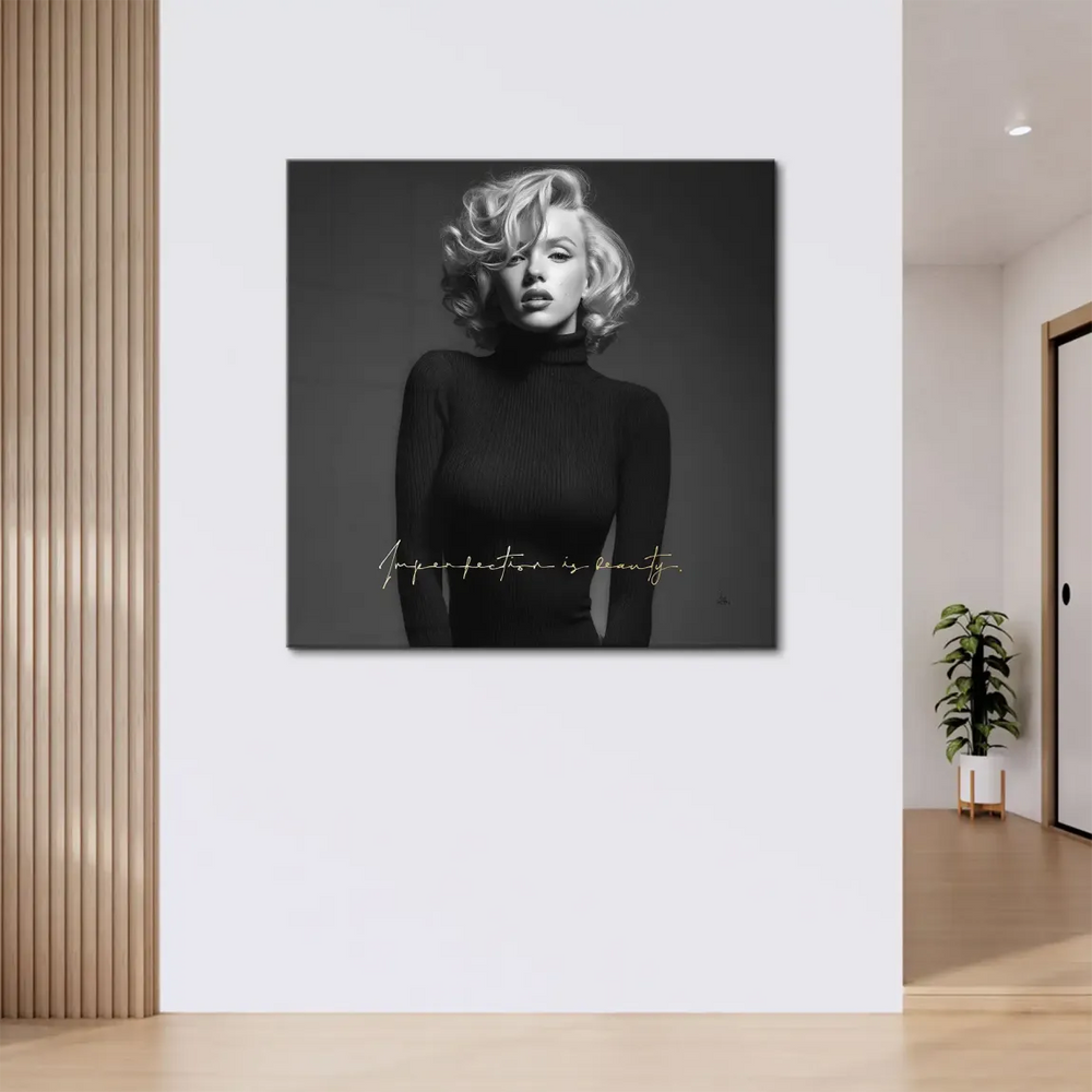 Elegant wall art for living room or office inspired by mid-century cinema