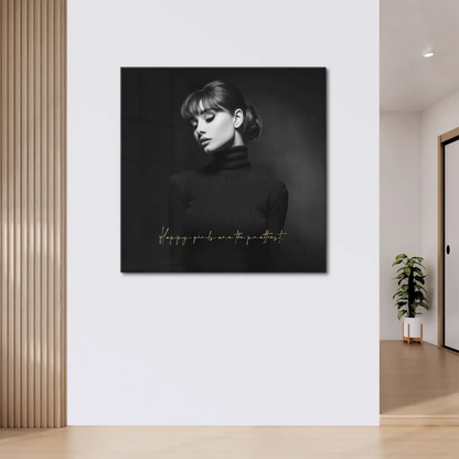 Minimalist black-and-white wall art suitable for living rooms and bedrooms