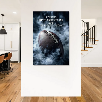 Modern sports photography style wall decor for man caves and gyms