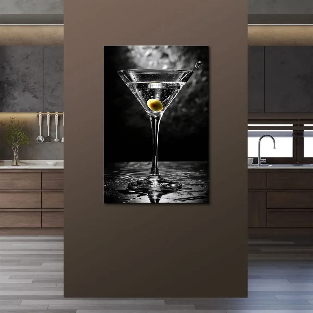 Vertical composition with a blurred background for a noir-inspired look