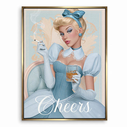 Cinematic canvas image showing a modern yet vintage vibe ideal for eclectic decor.