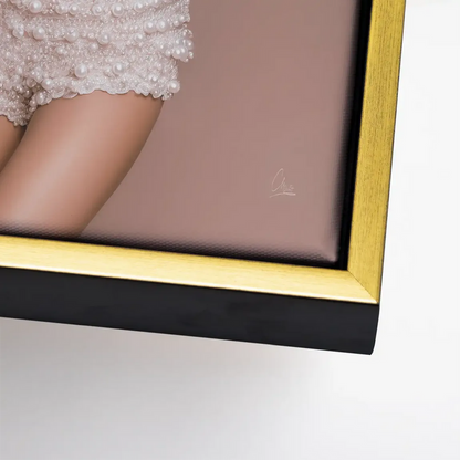 Statement piece canvas print ideal for dressing areas and bedrooms