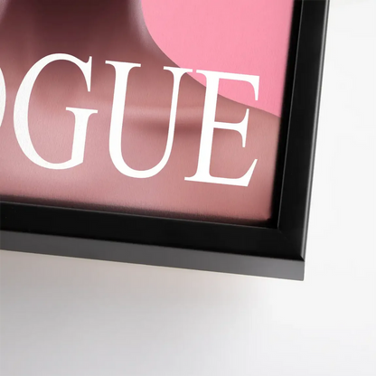 Floral Pink Vogue Canvas Print - Glam Wall Art for Modern Rooms - Image 9