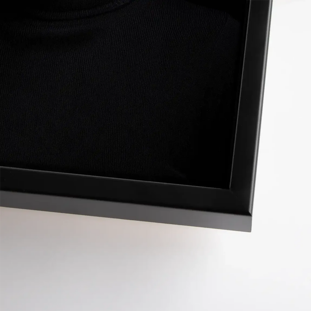 Studio-style canvas portrait ideal for minimalist interiors