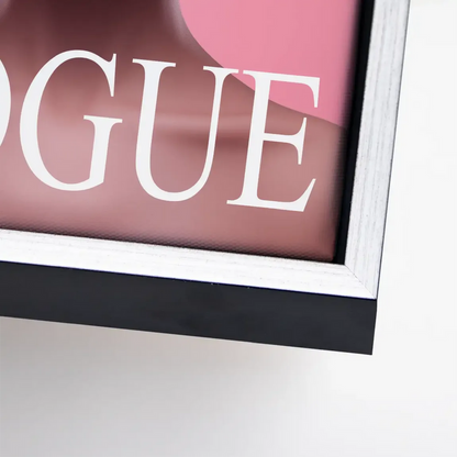 Floral Pink Vogue Canvas Print - Glam Wall Art for Modern Rooms - Image 10