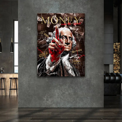 Graphic abstract financial graphs and currency motifs forming a dynamic background