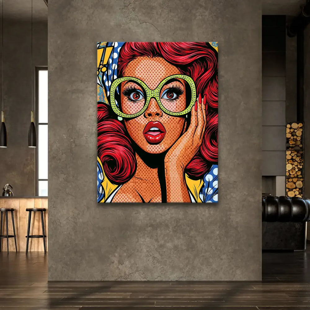 Strong black outlines and vibrant colors creating a playful comic-book vibe