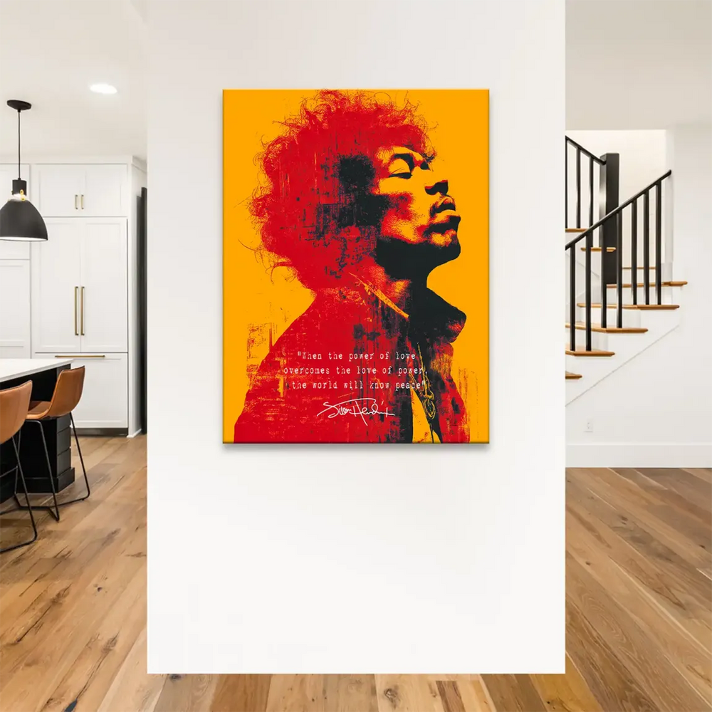 Bottom area of the canvas showing a handwritten style quote and signature