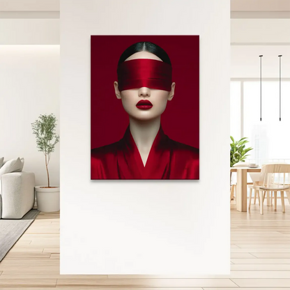 Contemporary fashion-inspired portrait for modern interiors