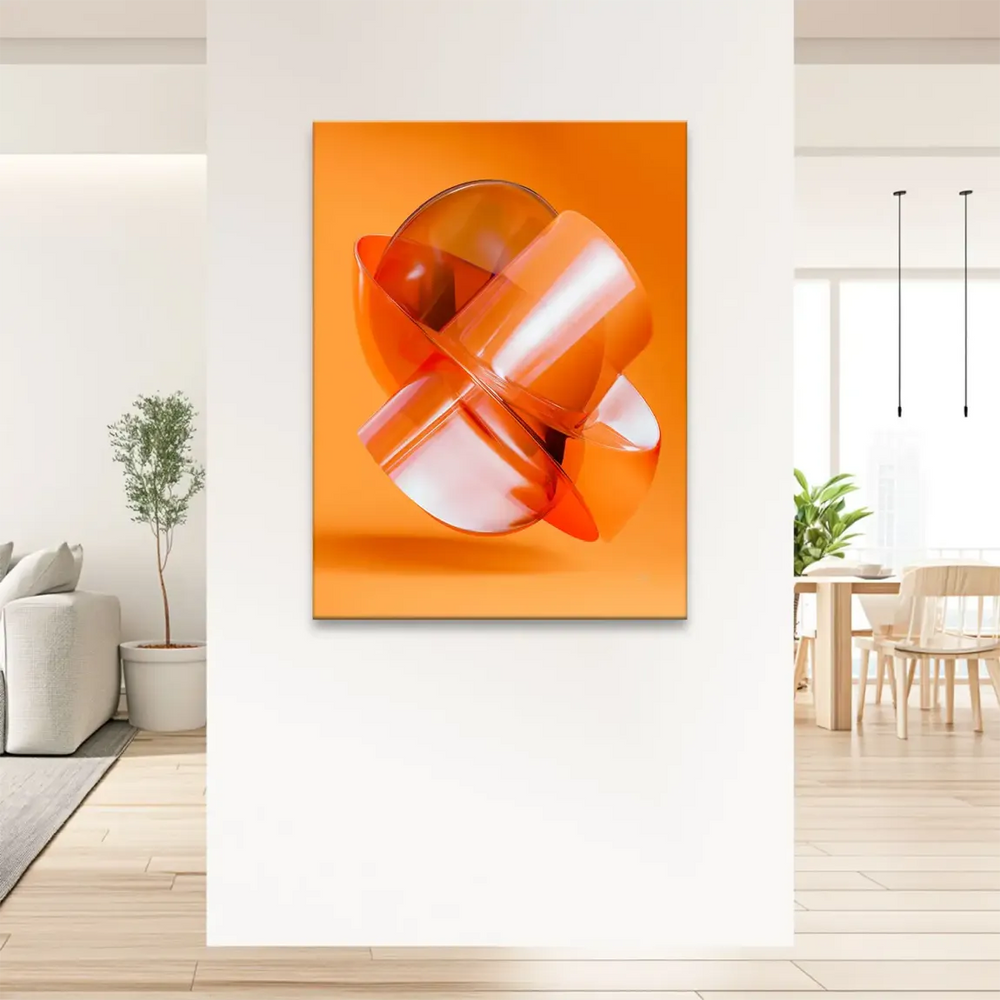 Dynamic abstract canvas artwork suggesting fluid motion and sophistication