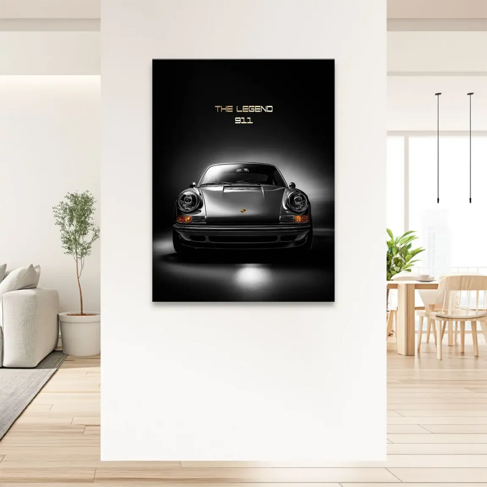 Contemporary automotive wall art for offices and living rooms