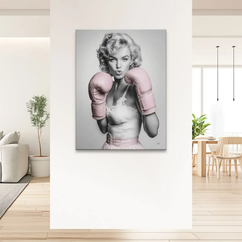 Bold wall art for chic interiors featuring Marilyn Monroe tribute